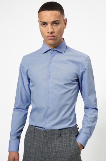 Koszula HUGO Slim Fit Głęboka Niebieskie Męskie (Pl22052)
